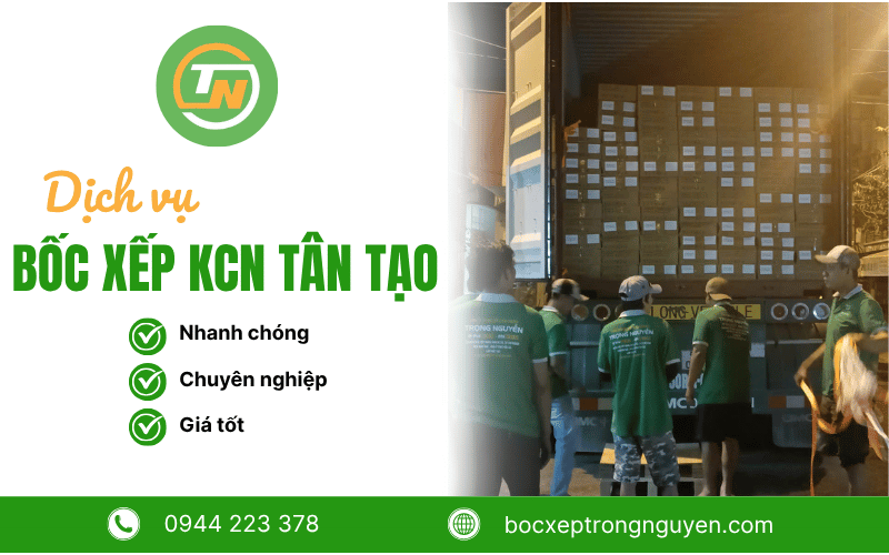 bốc xếp KCN Tân Tạo
