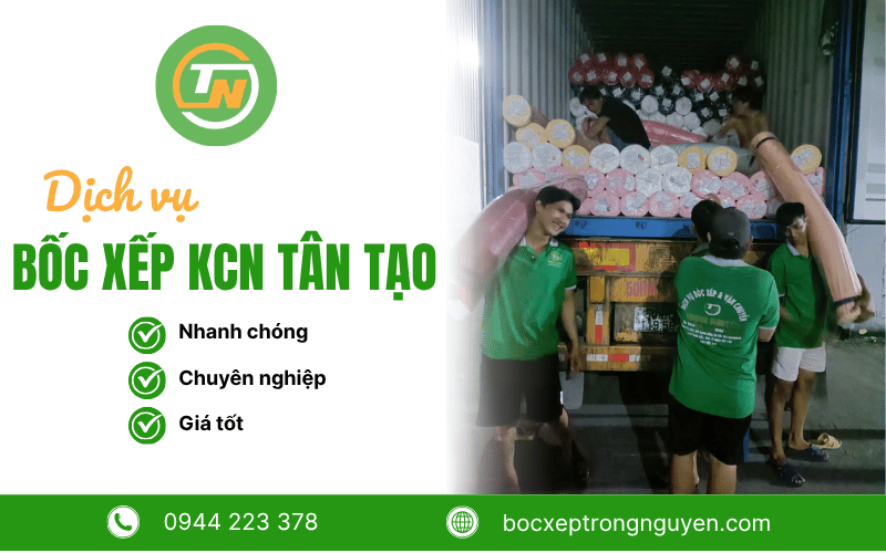 bốc xếp KCN Tân Tạo